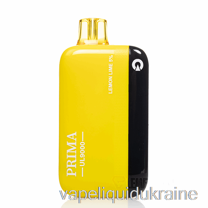 Vape Liquid Ukraine Prima UL9000 Disposable Lemon Lime